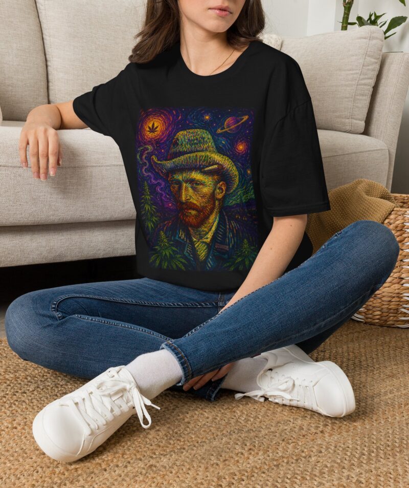 Stoner Apparel Psychedelic Cosmic Van Gogh T-Shirt