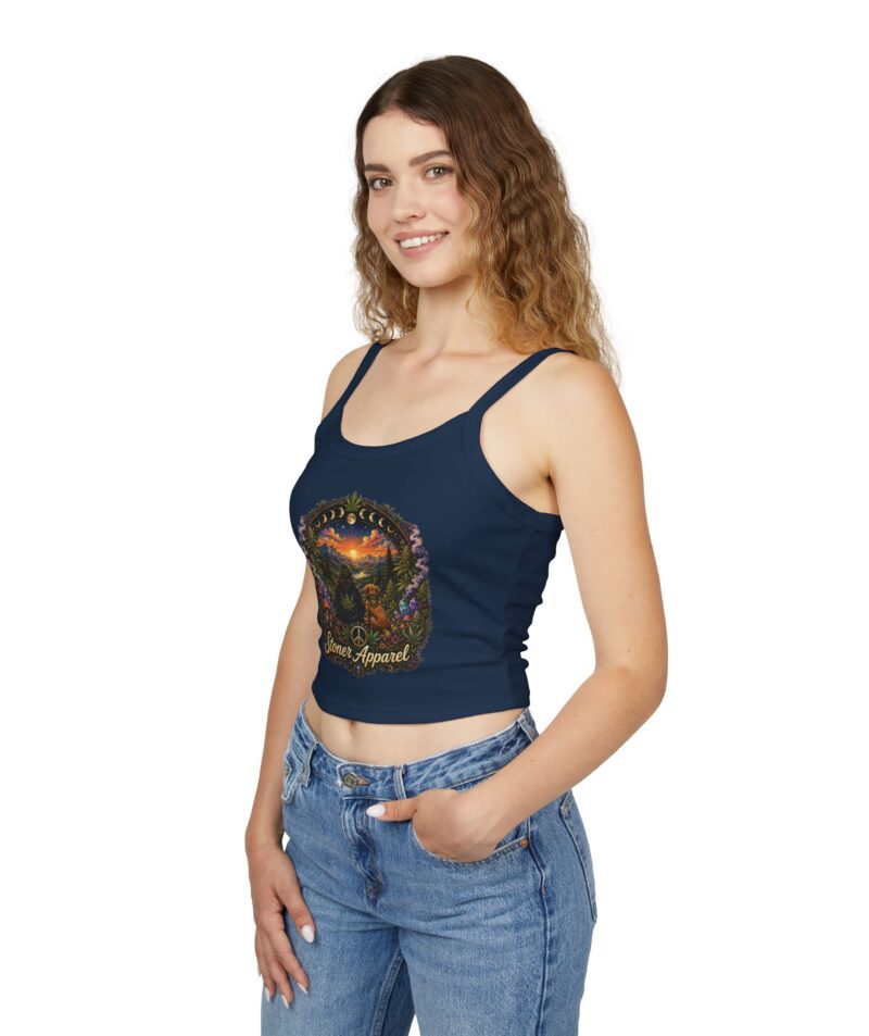 Stoner Apparel "Golden Hour" Women's Spaghetti Strap Graphic Tank Top