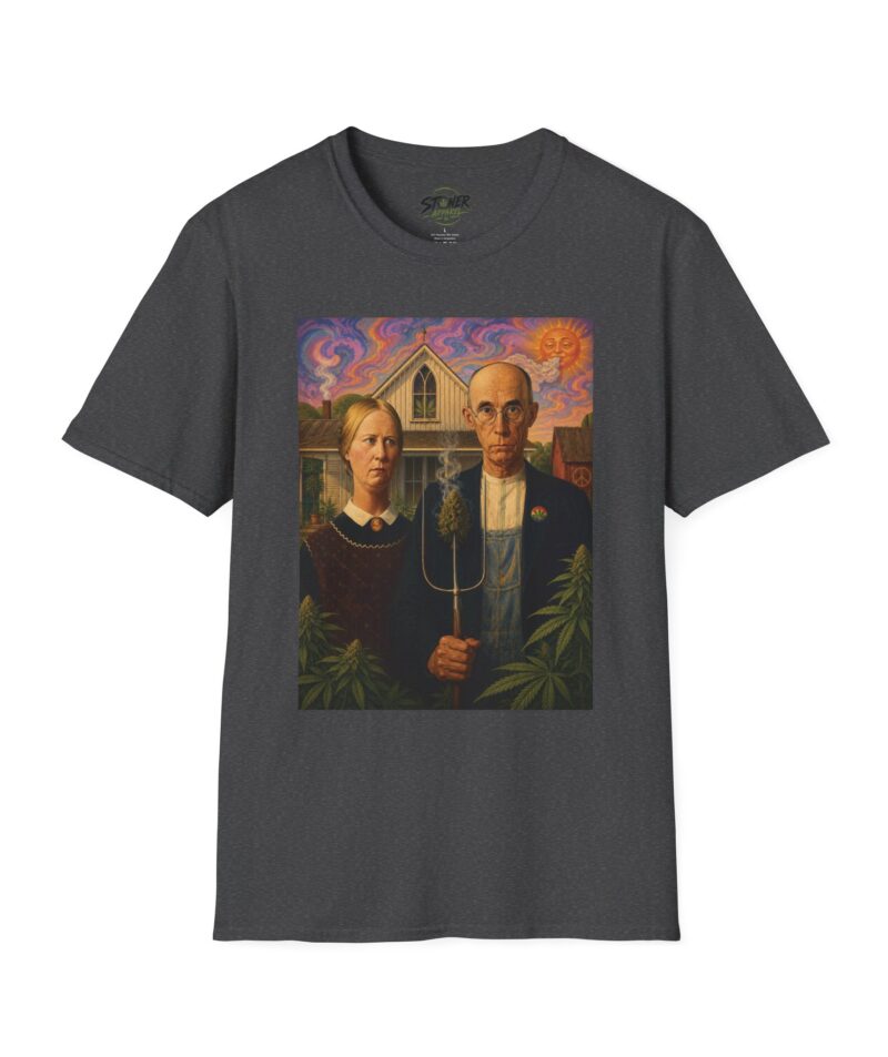 Stoner Apparel 'American Gothic' Parody Art Tee