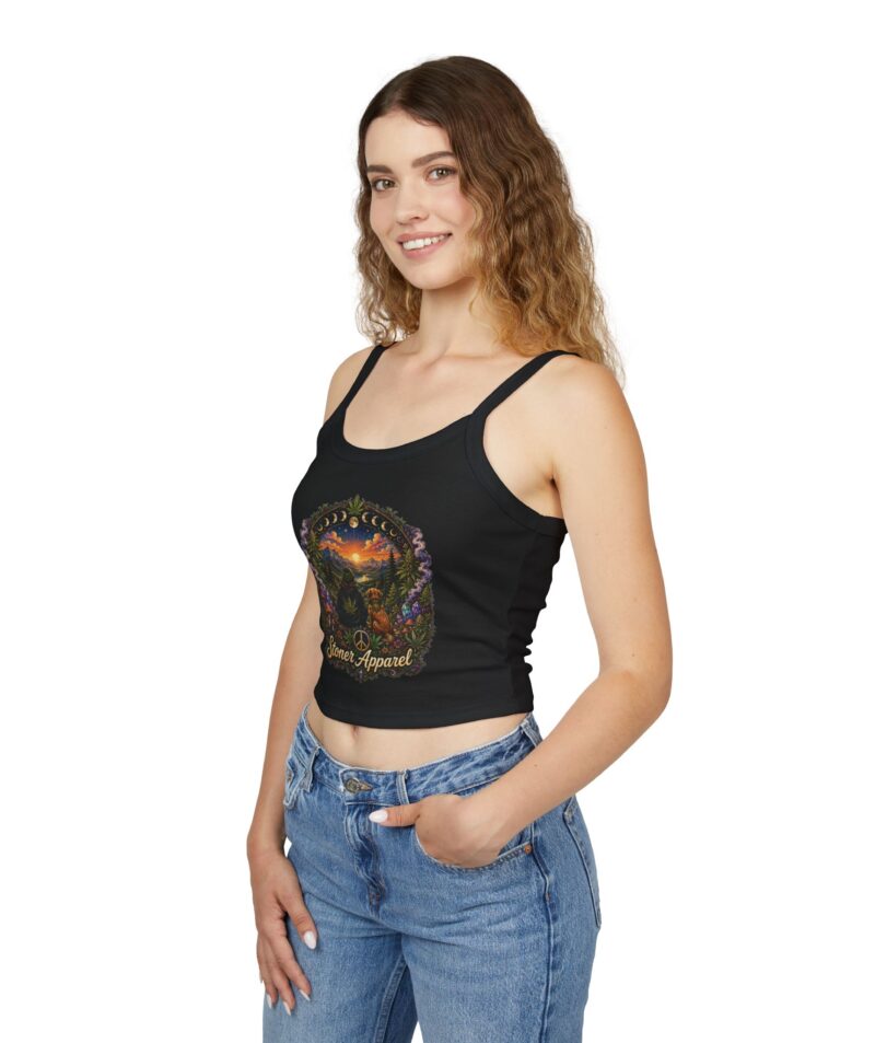Stoner Apparel "Golden Hour" Women's Spaghetti Strap Graphic Tank Top