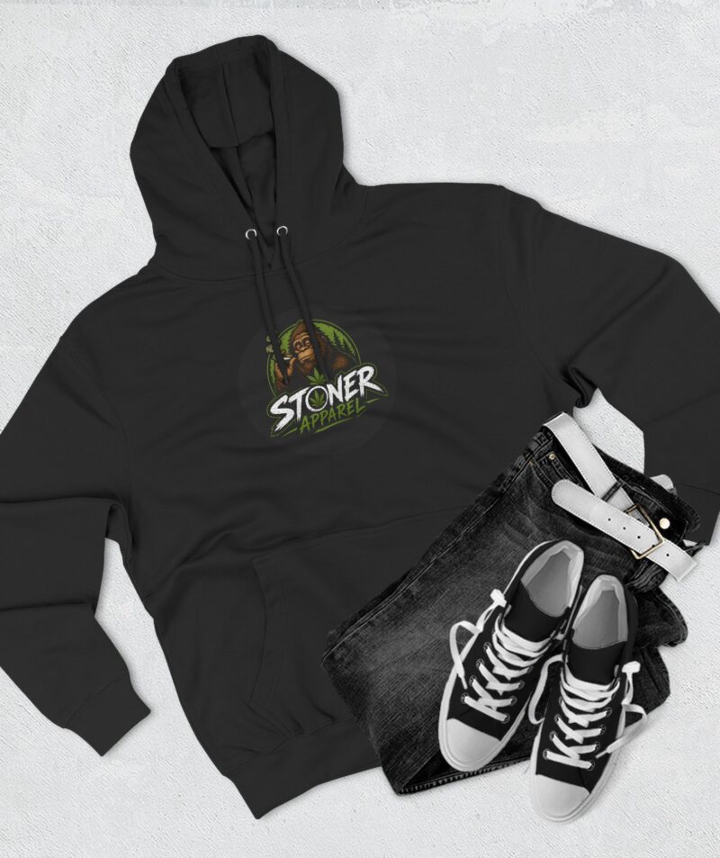 Stoner Apparel Hoodie - Smoking Sasquatch Fleece Pullover