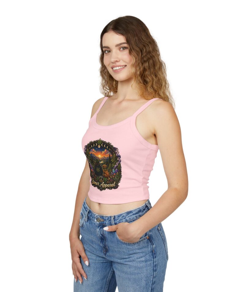 Stoner Apparel "Golden Hour" Women's Spaghetti Strap Graphic Tank Top