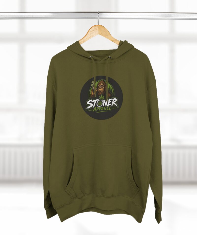 Stoner Apparel Hoodie - Smoking Sasquatch Fleece Pullover