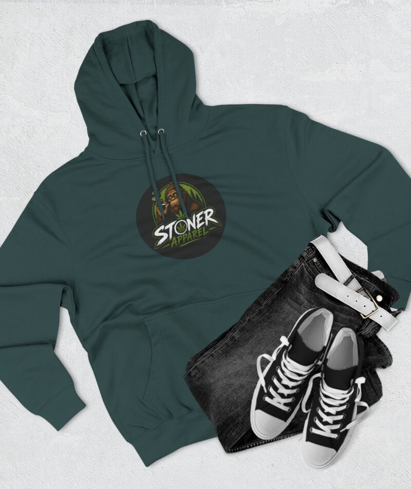 Stoner Apparel Hoodie - Smoking Sasquatch Fleece Pullover