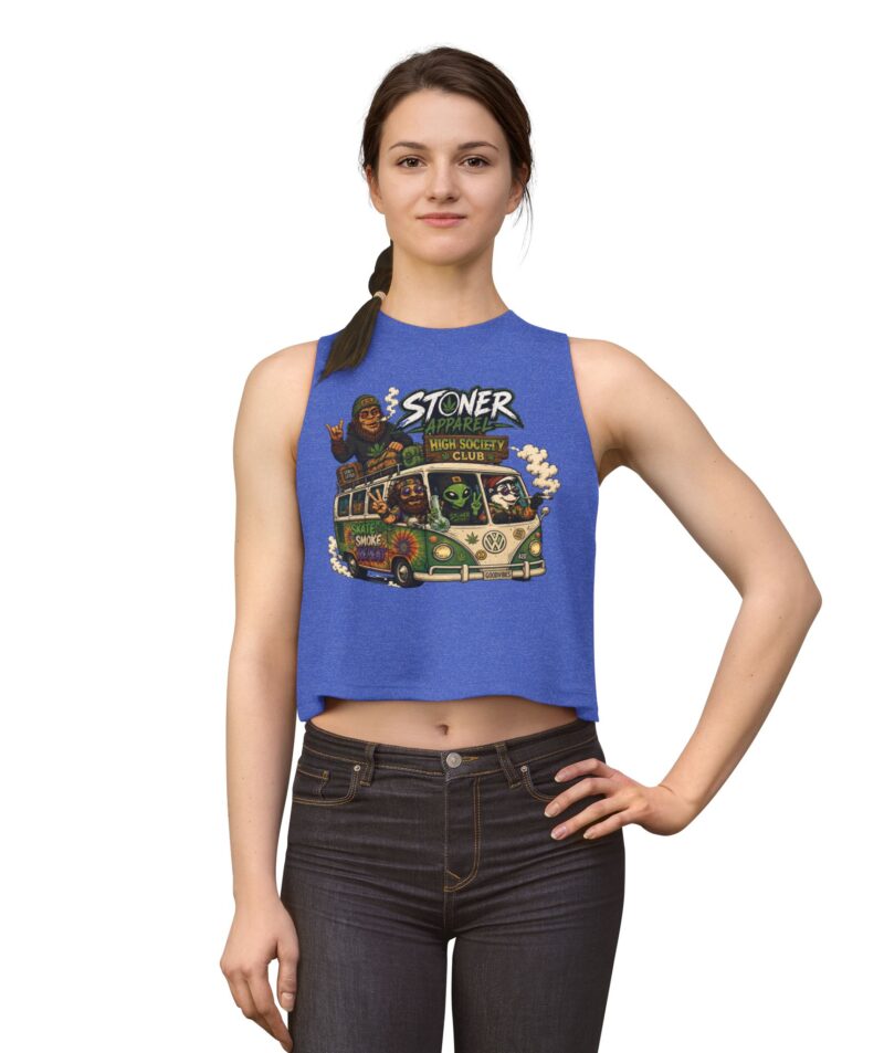 Stoner Apparel 'High Society Club' Crop Top