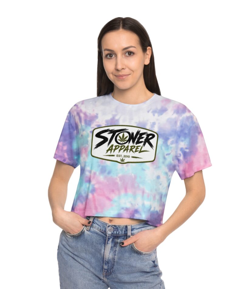 Women's Stoner Tie-Dye Crop Tee
