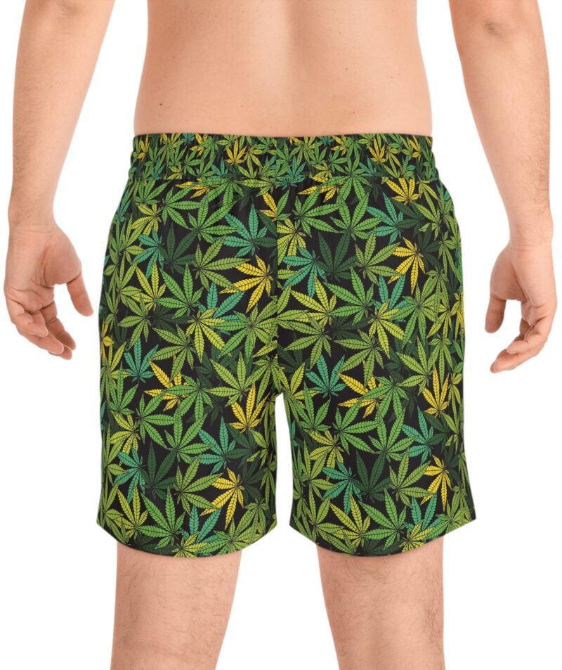 Stoner Marijuana Men's Mid-Length Swim Shorts (AOP)