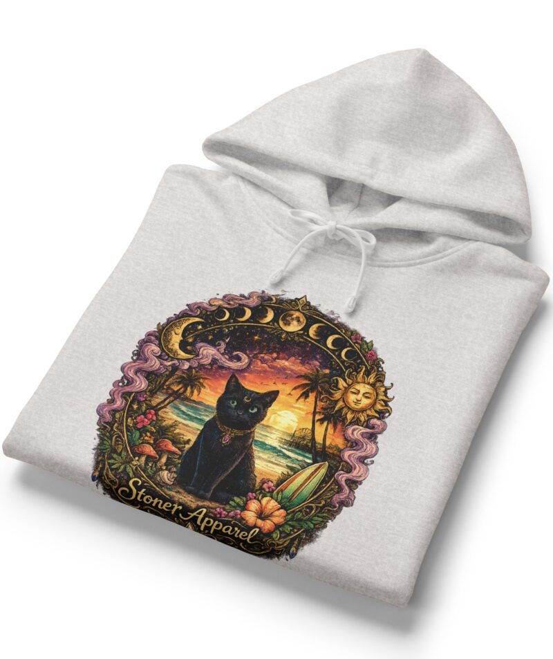 Stoner Apparel Women's "Moon Cat" Hoodie