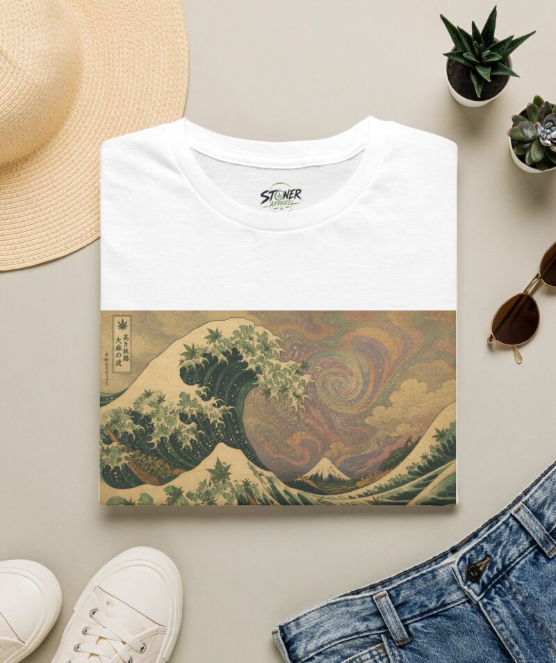 Stoner Apparel Great Wave Japanese Print Tee