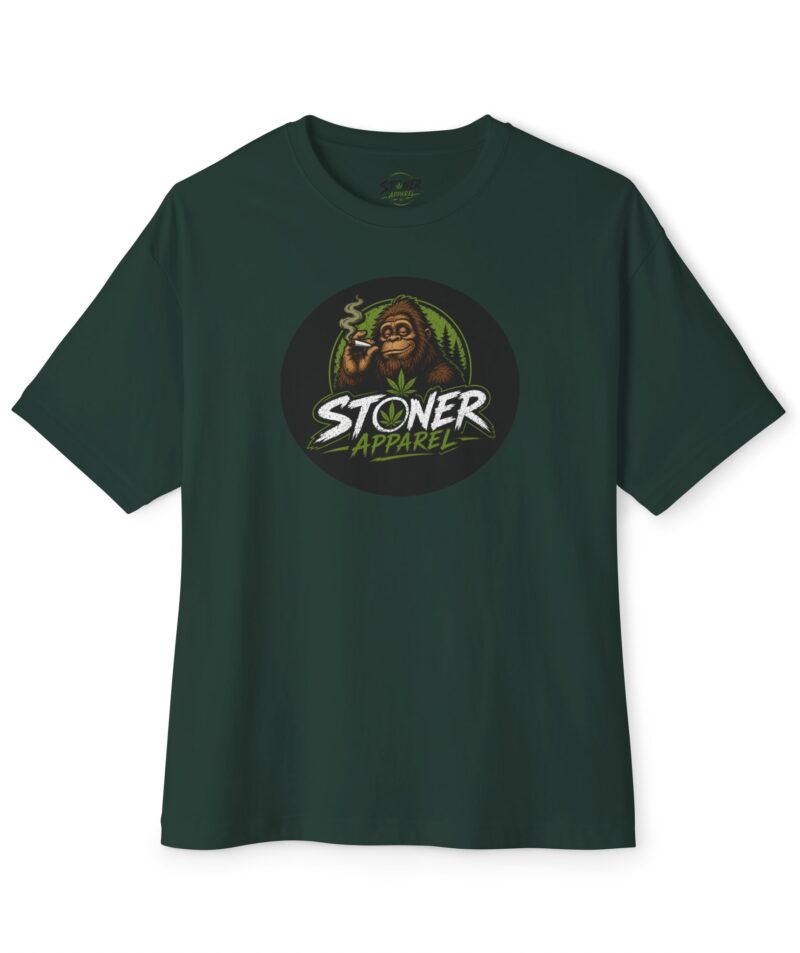 Stoner Apparel Tee — Smoking Sasquatch Oversized T‑Shirt