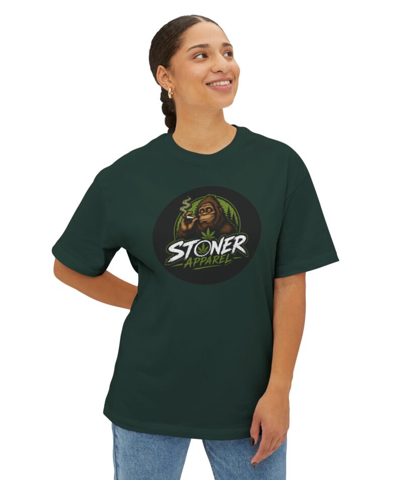Stoner Apparel Tee — Smoking Sasquatch Oversized T‑Shirt