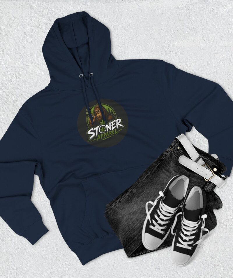 Stoner Apparel Hoodie - Smoking Sasquatch Fleece Pullover