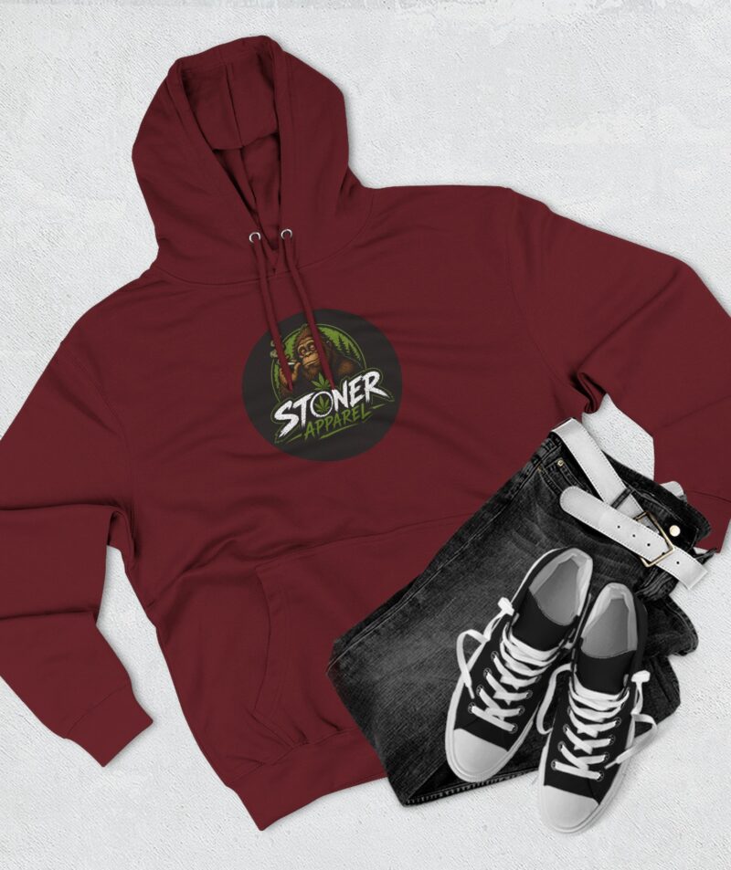 Stoner Apparel Hoodie - Smoking Sasquatch Fleece Pullover