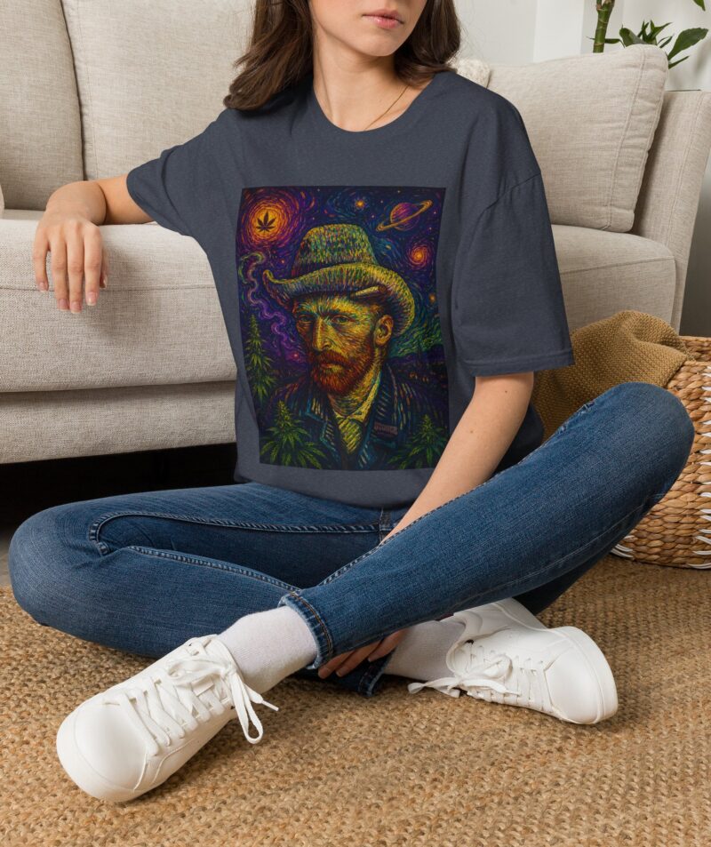 Stoner Apparel Psychedelic Cosmic Van Gogh T-Shirt