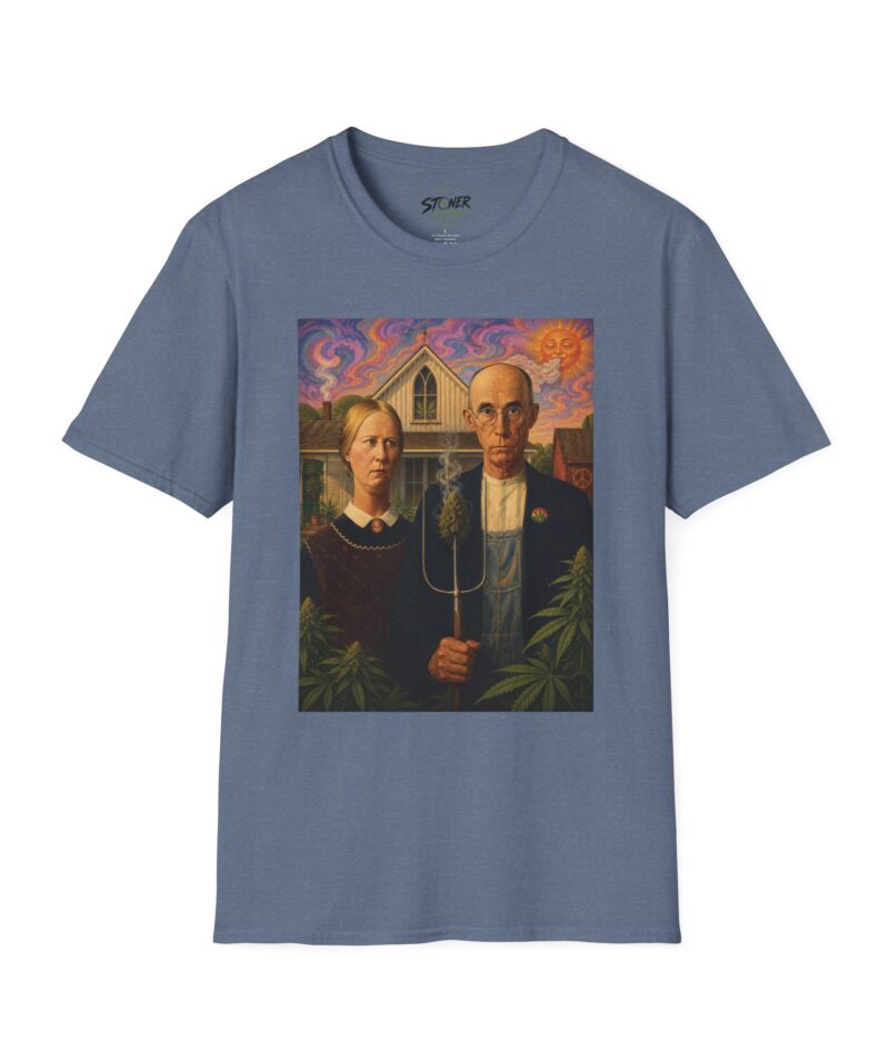 Stoner Apparel 'American Gothic' Parody Art Tee