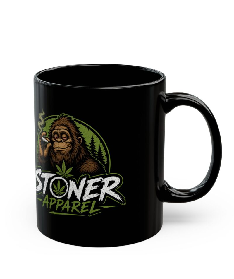 Stoner Sasquatch Black Mug (11oz, 15oz)