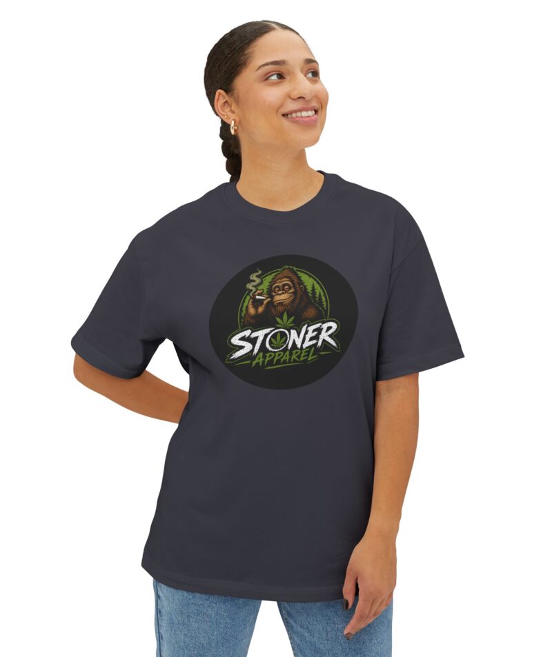 Stoner Apparel Tee — Smoking Sasquatch Oversized T‑Shirt