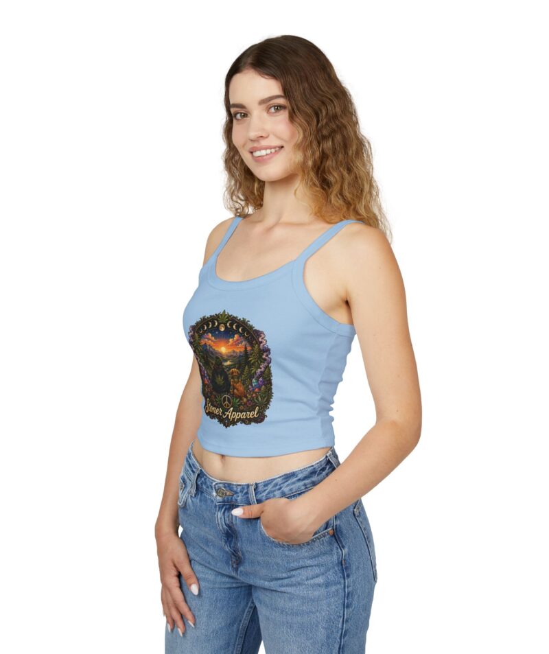 Stoner Apparel "Golden Hour" Women's Spaghetti Strap Graphic Tank Top
