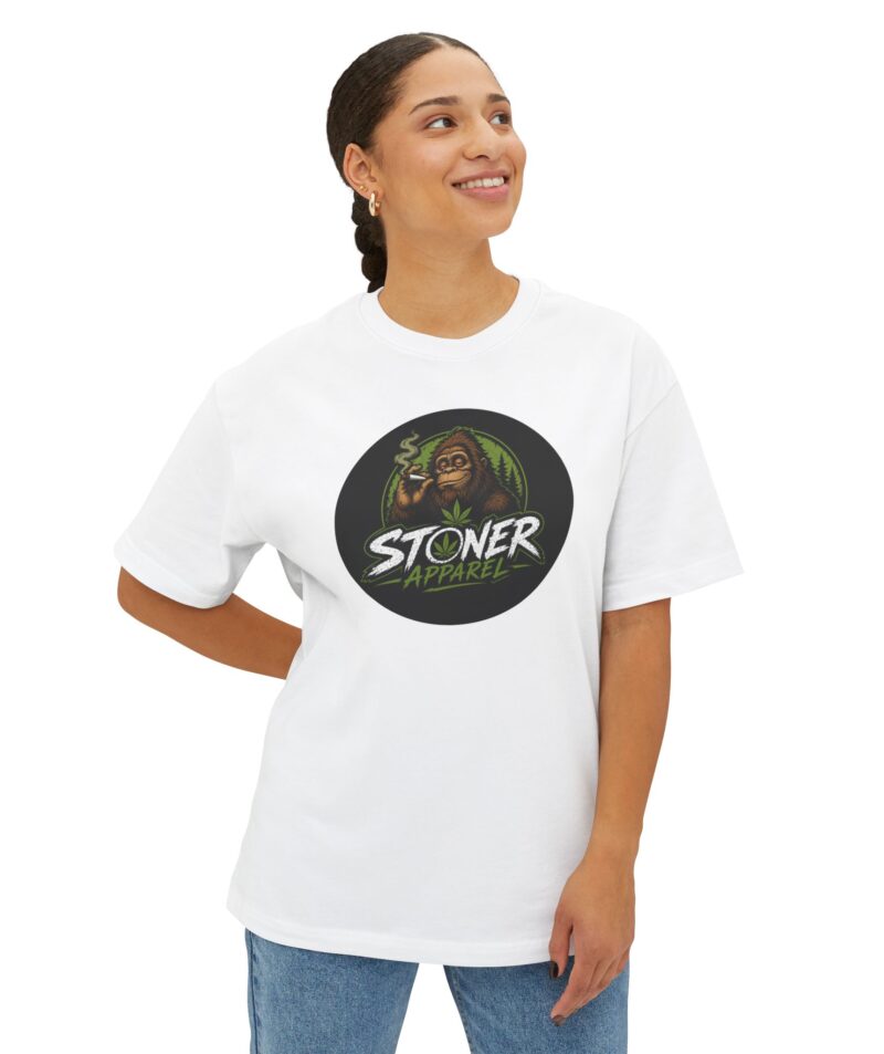 Stoner Apparel Tee — Smoking Ape Graphic Oversized T‑Shirt