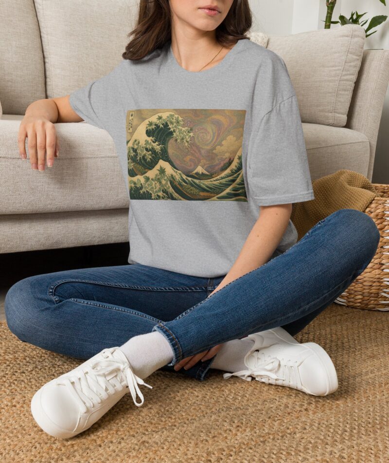 Stoner Apparel Great Wave Japanese Print Tee