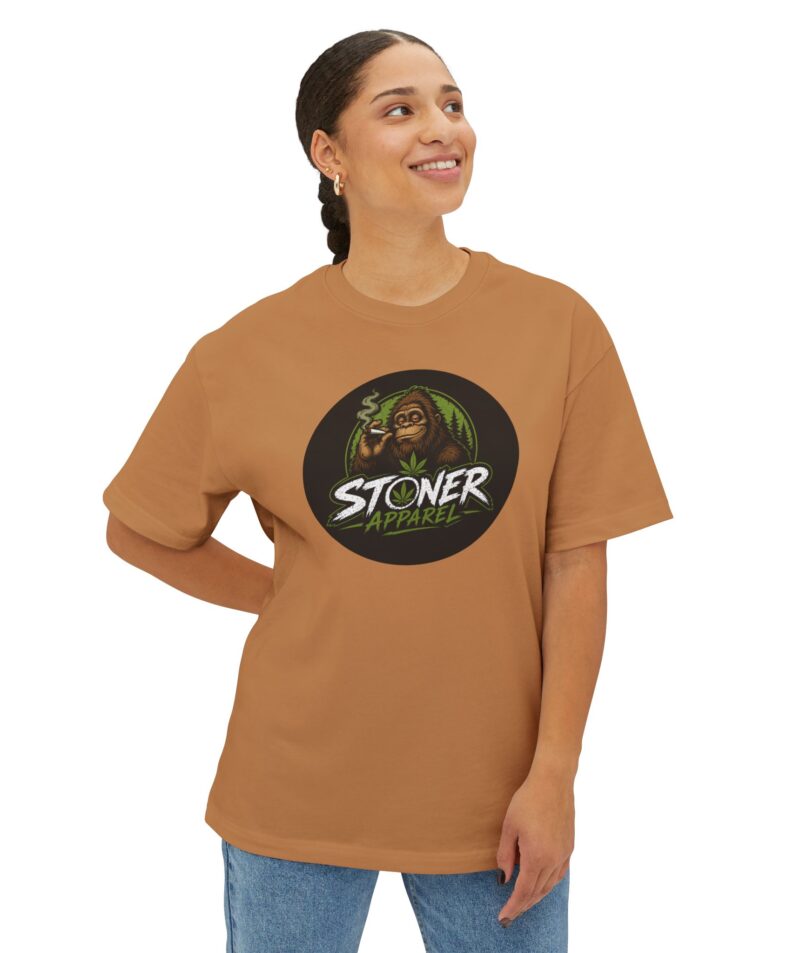 Stoner Apparel Tee — Smoking Ape Graphic Oversized T‑Shirt
