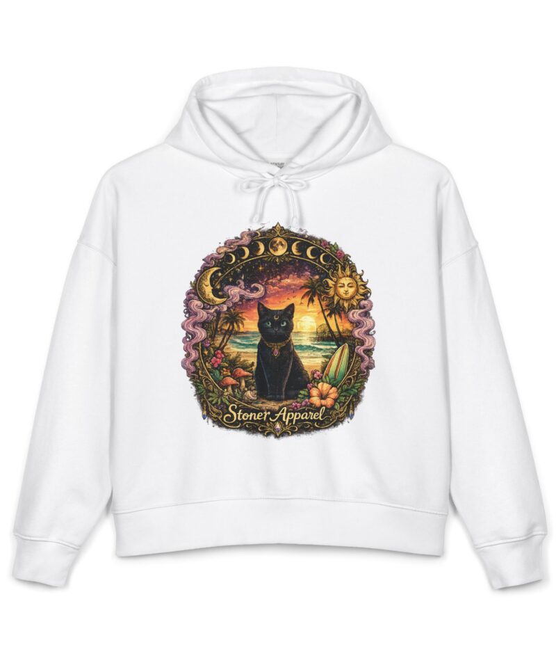 Stoner Apparel Women's "Moon Cat" Hoodie