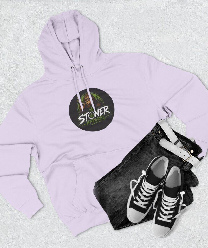 Stoner Apparel Hoodie - Smoking Sasquatch Fleece Pullover