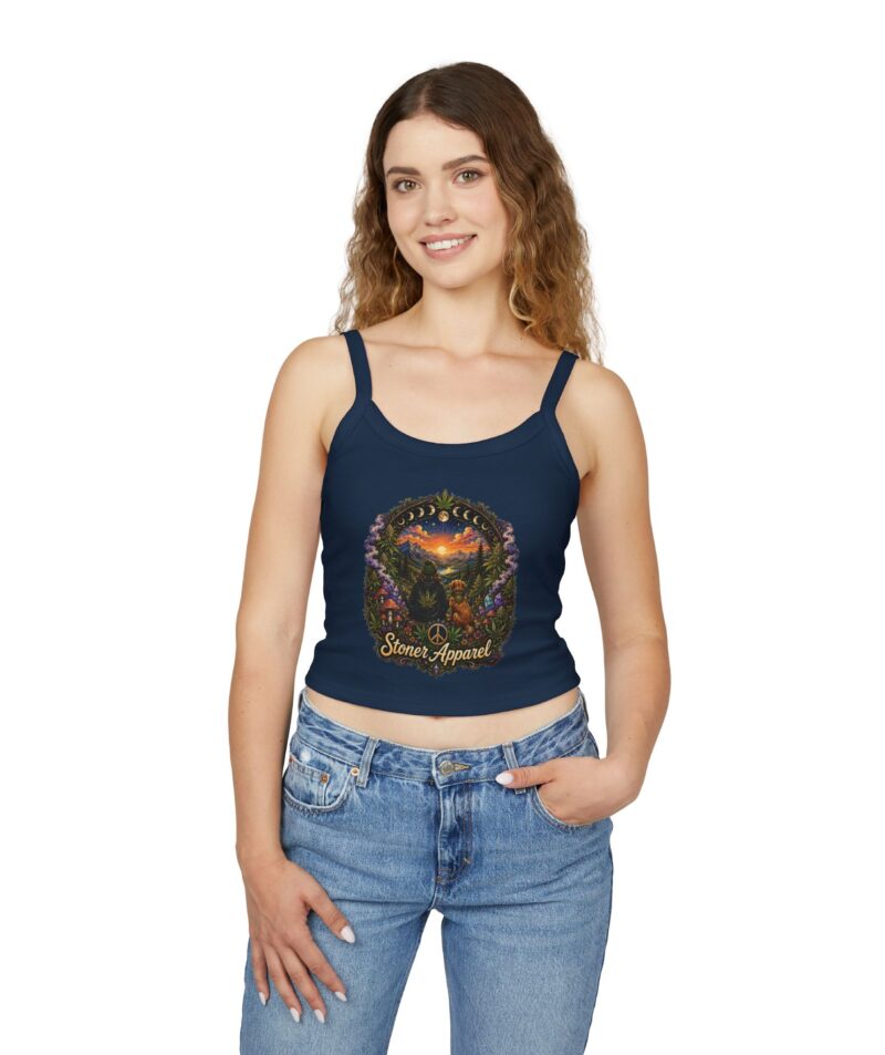 Stoner Apparel "Golden Hour" Women's Spaghetti Strap Graphic Tank Top