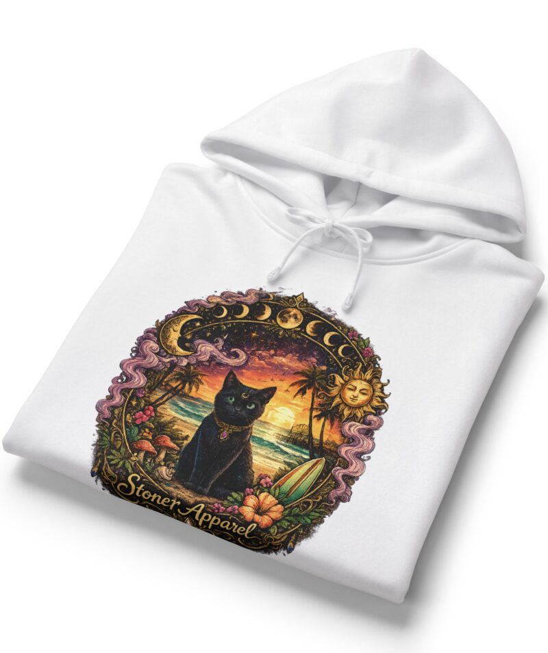 Stoner Apparel Women's "Moon Cat" Hoodie