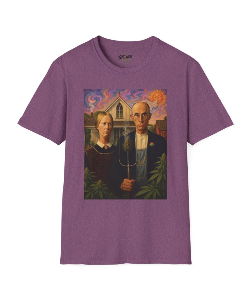 Stoner Apparel 'American Gothic' Parody Art Tee