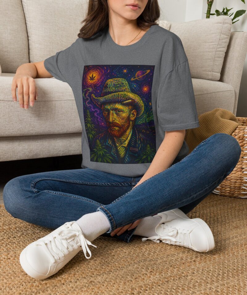 Stoner Apparel Psychedelic Cosmic Van Gogh T-Shirt
