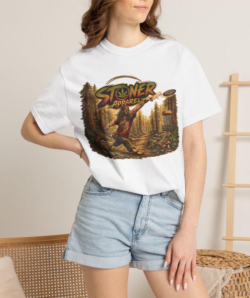 Stoner Frisbee Golf Hippie T-shirt