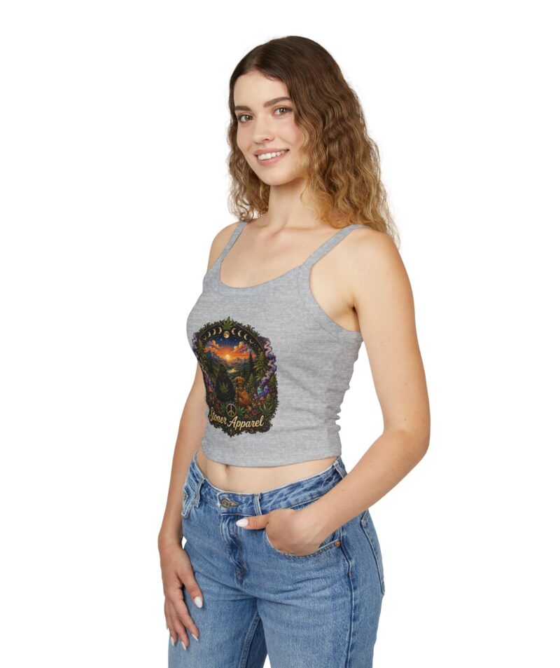 Stoner Apparel "Golden Hour" Women's Spaghetti Strap Graphic Tank Top