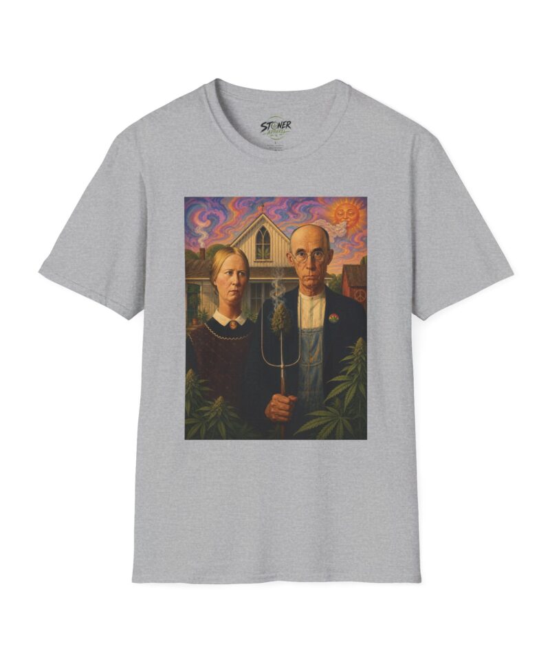 Stoner Apparel 'American Gothic' Parody Art Tee