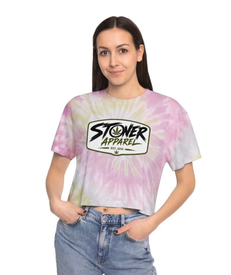 Women's Stoner Tie-Dye Crop Tee