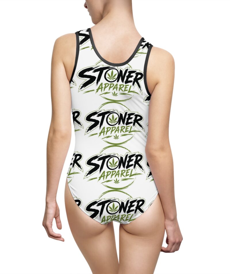 Stoner Apparel Logo Women's Classic One-Piece Swimsuit (AOP)