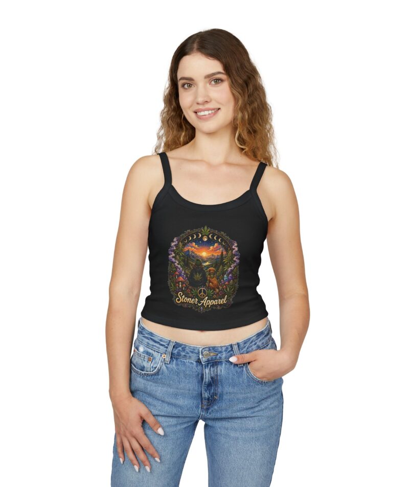 Stoner Apparel "Golden Hour" Women's Spaghetti Strap Graphic Tank Top