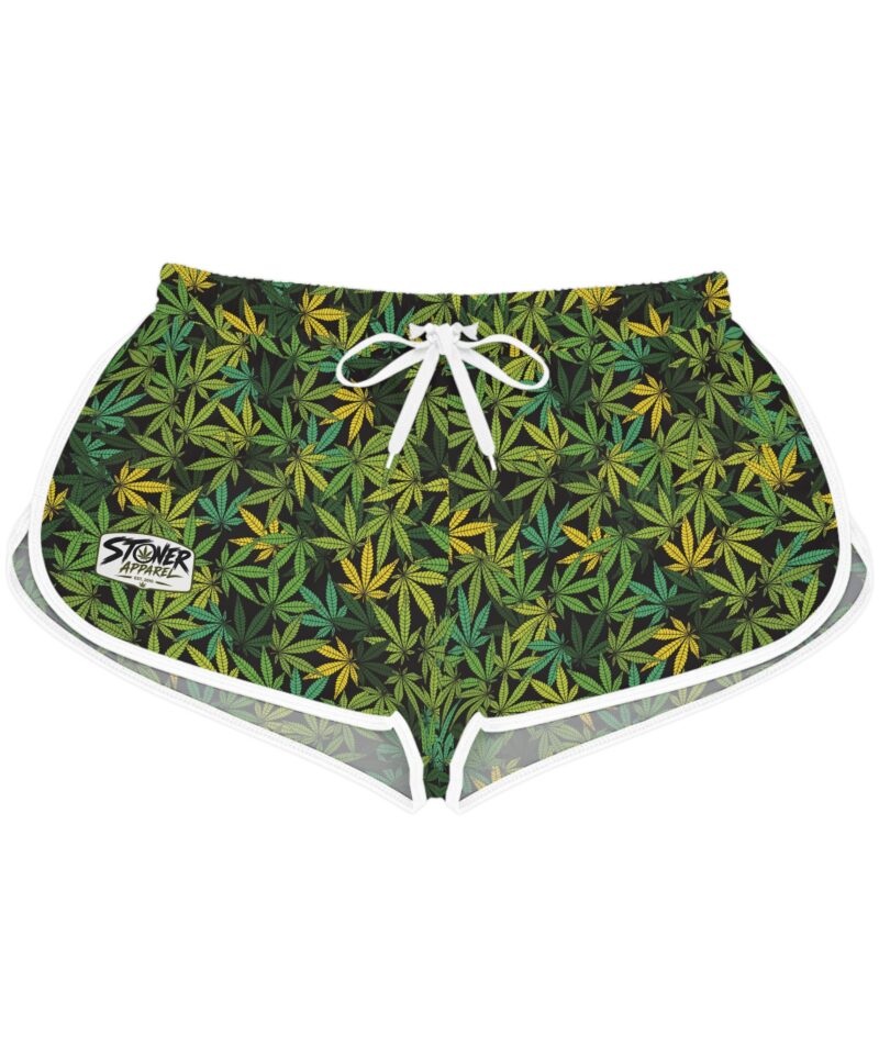 Stoner Marijuana Women's Relaxed Shorts (AOP)