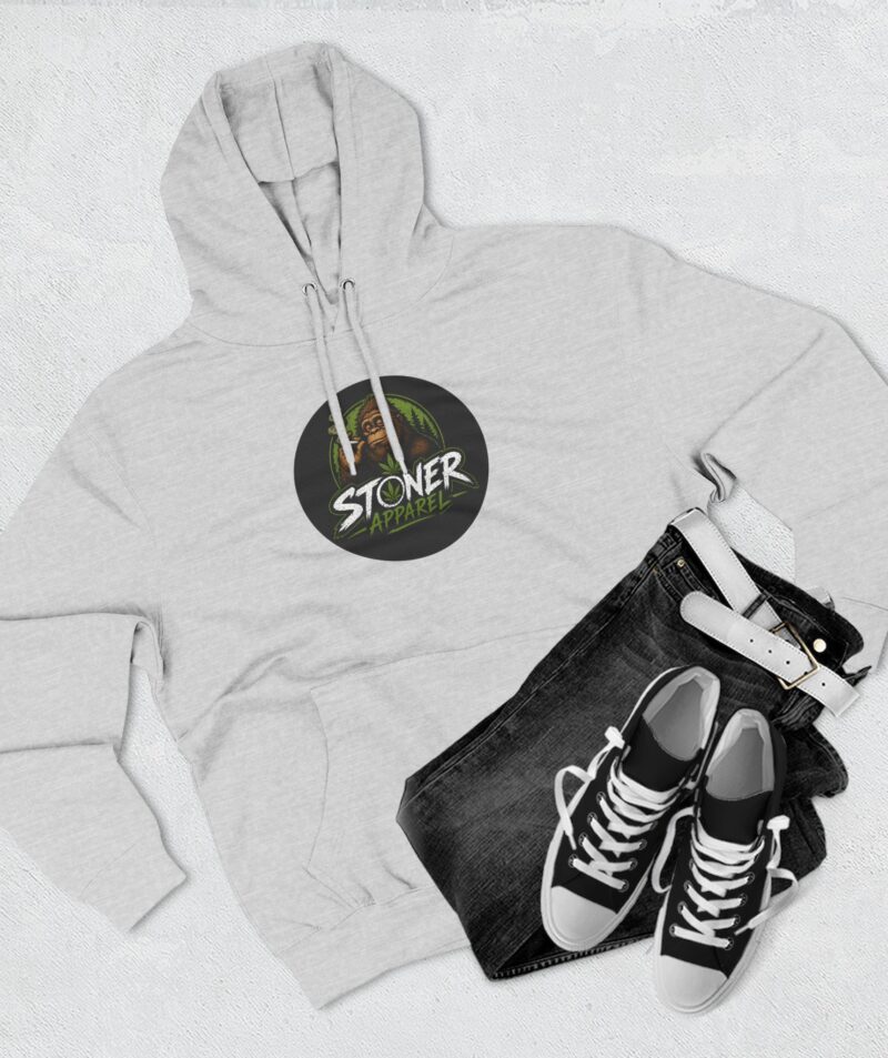 Stoner Apparel Hoodie - Smoking Sasquatch Fleece Pullover