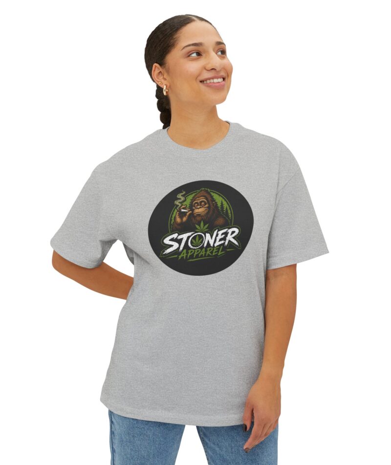 Stoner Apparel Tee — Smoking Ape Graphic Oversized T‑Shirt