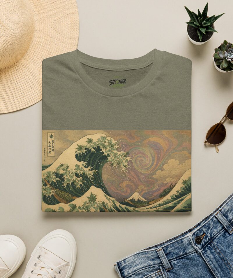 Stoner Apparel Great Wave Japanese Print Tee