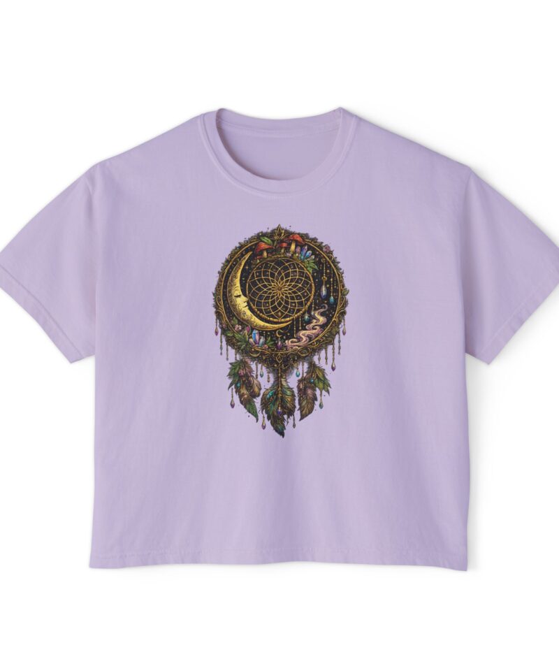 Stoner Apparel Women's Boxy Tee "Dreamcatcher" Crop Top