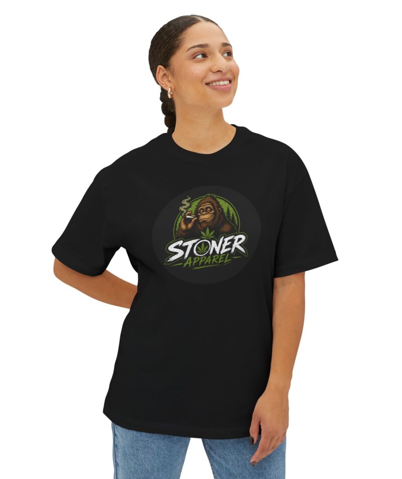 Stoner Apparel Tee — Smoking Ape Graphic Oversized T‑Shirt