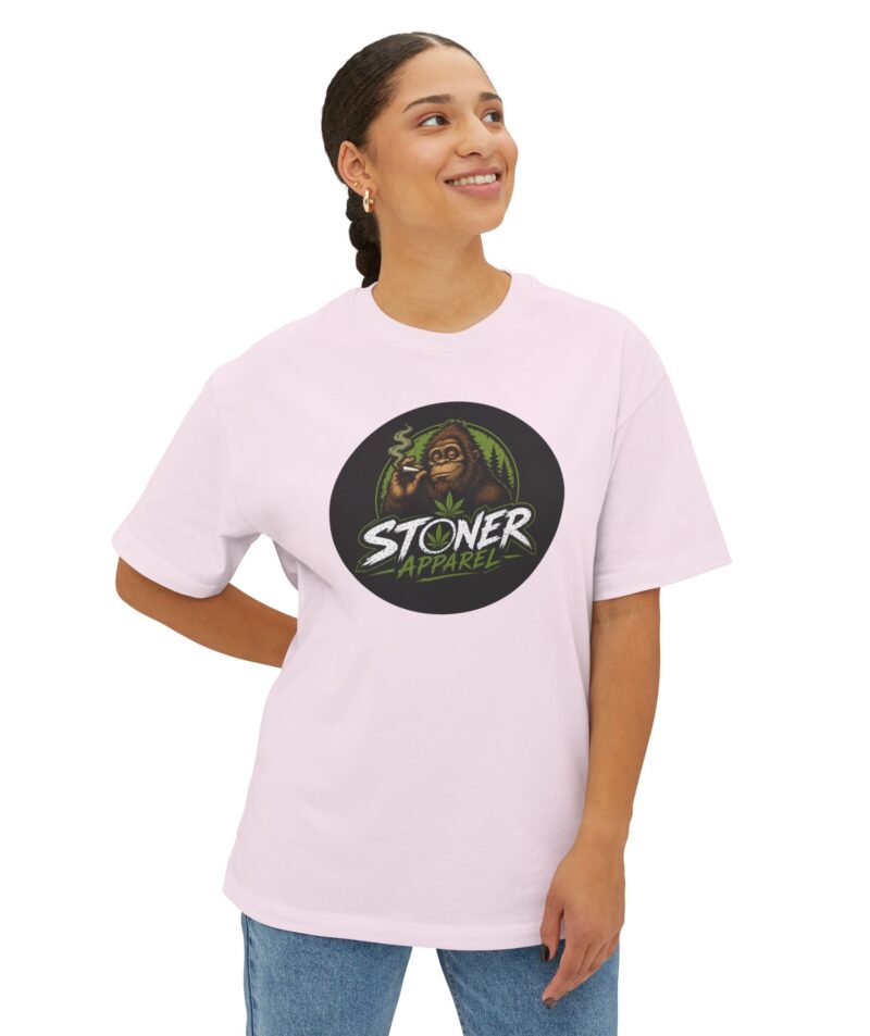 Stoner Apparel Tee — Smoking Sasquatch Oversized T‑Shirt