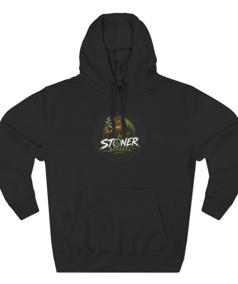 Stoner Apparel Hoodie - Smoking Sasquatch Fleece Pullover