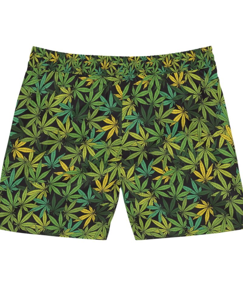 Stoner Marijuana Men's Mid-Length Swim Shorts (AOP)
