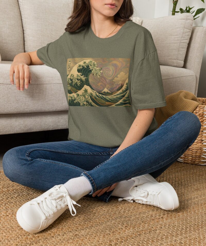 Stoner Apparel Great Wave Japanese Print Tee