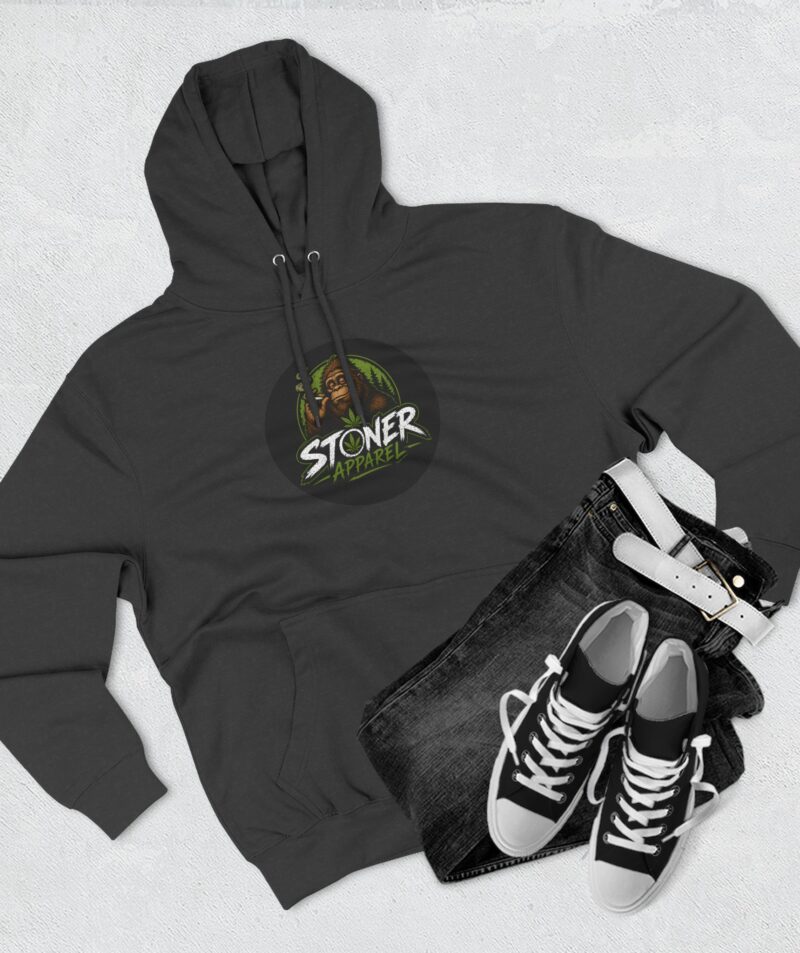 Stoner Apparel Hoodie - Smoking Sasquatch Fleece Pullover