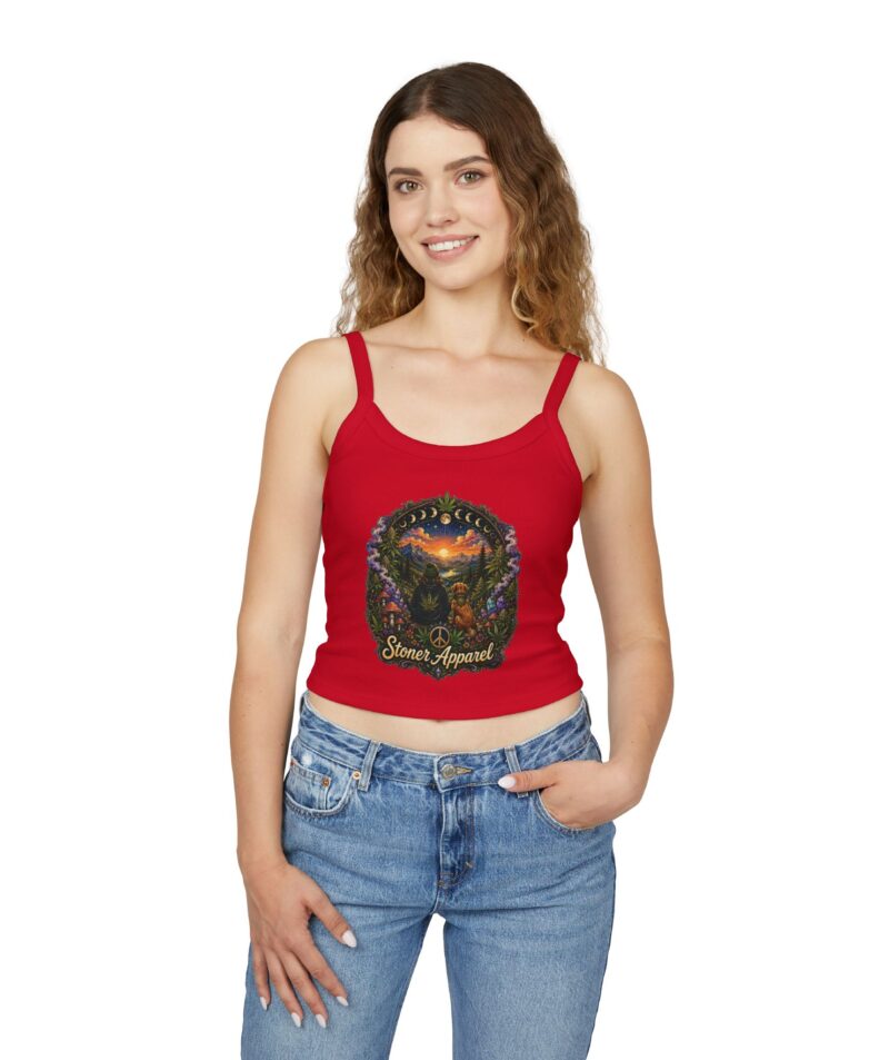 Stoner Apparel "Golden Hour" Women's Spaghetti Strap Graphic Tank Top
