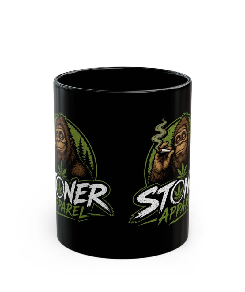 Stoner Sasquatch Black Mug (11oz, 15oz)